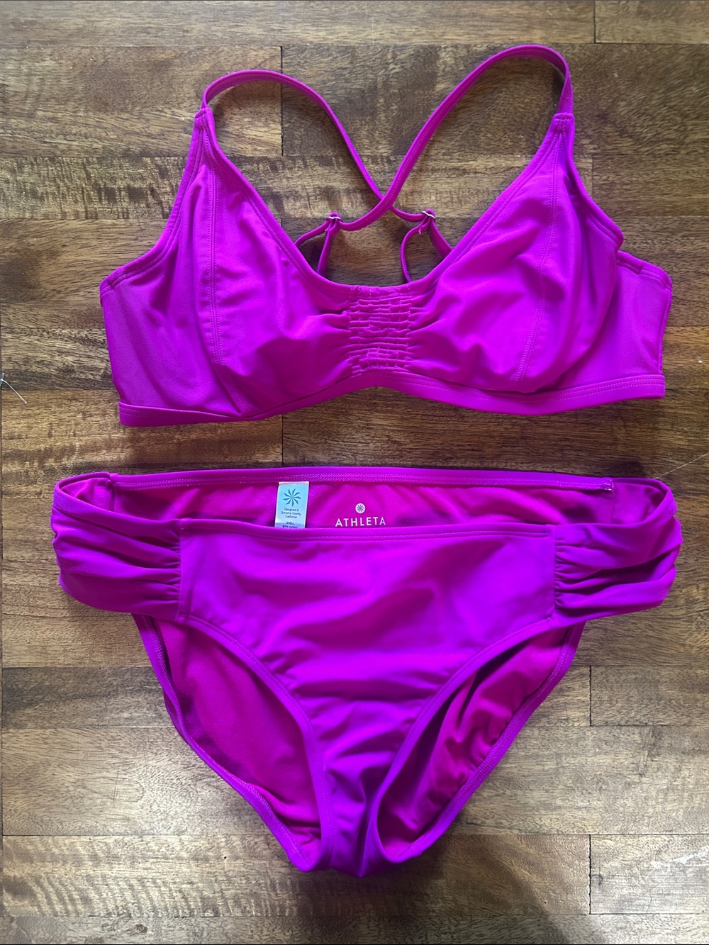 Athleta Magenta 2 piece  set